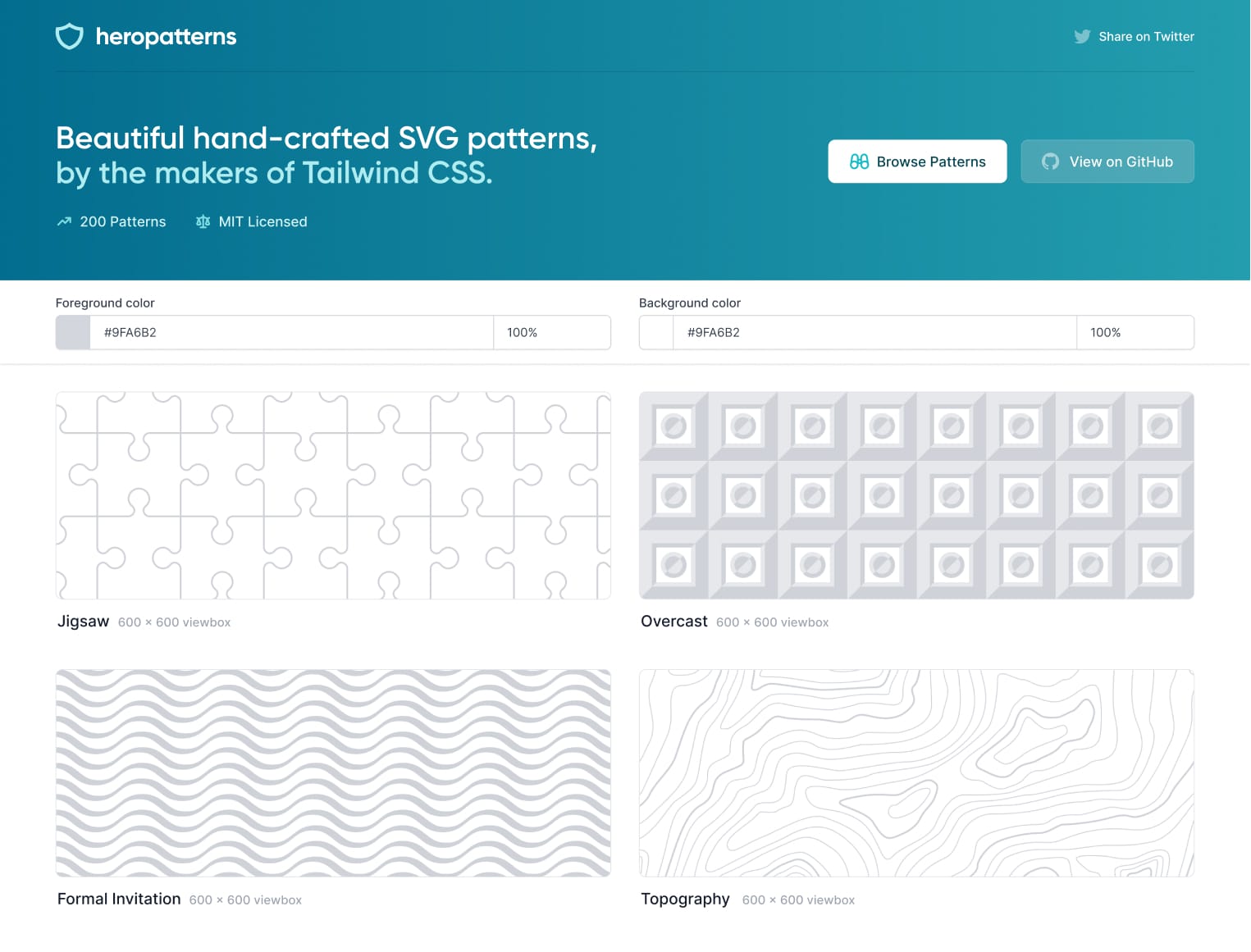 Hero Patterns Preview